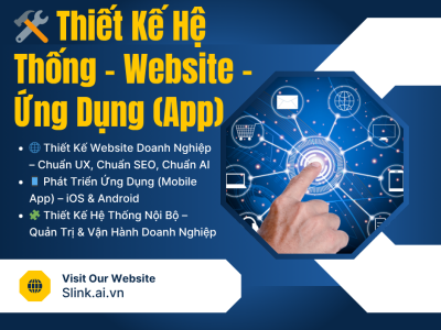 Thiết Kế Hệ Thống – Website – Ứng Dụng (App)